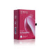 Light pink box for FOXY SCRUBBER painless hair removal product, featuring patterned Nano-crystal technology, and 2024 patent date.